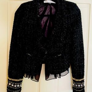 Black sequin jacket